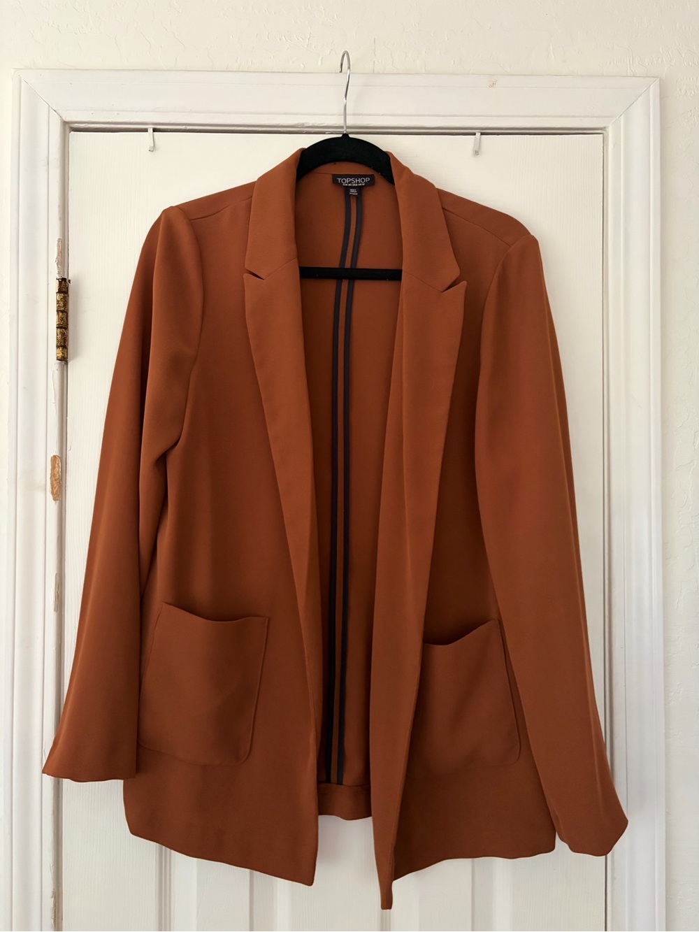 Topshop Women's Brown Blazer
